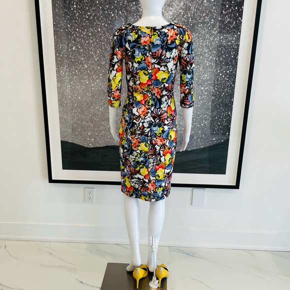 Erdem Floral Jersey Knit Dress - Picture 3 of 11